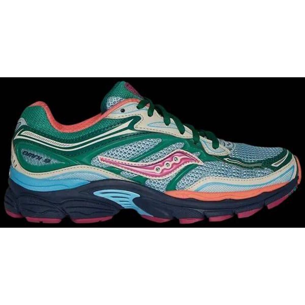 Saucony ProGrid Omni 9 Spruce Green Sterling Orange S61037-3 Women's Size 7.5